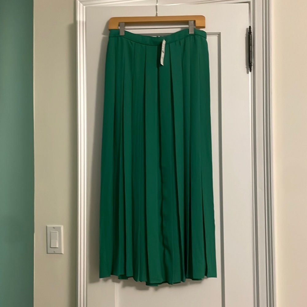 JCrew pleated skirt